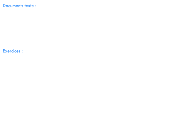 Documents texte :
Glossaire - Un document qui rassemble certaines définitions en rapport avec la technologie de l’internet et des réseaux (firewall, proxy, adresse IP, maillage, messagerie,...) - Format PDF

Historique internet - Un petit condensé de quelques pages sur l’histoire d’internet - Format PDF

Dreamweaver - Une petit tutoriel sur l’éditeur de pages web Dreamweaver

Exercices :
Noyon - Images et vidéos qtvr - Format ZIP
Noyon 2 - Images, texte et vidéo - Format ZIP
Noyon new.zip - Images et textes - Format ZIP
New York - Images et textes - Format ZIP
Cap Ferret - Images, textes et vidéos - Format ZIP
Monterey - Images, vidéo et textes - Format ZIP



